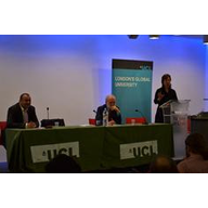 Diana speaking at the UCL Transparency event